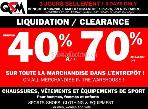 QSM Group Warehouse Sale 2025